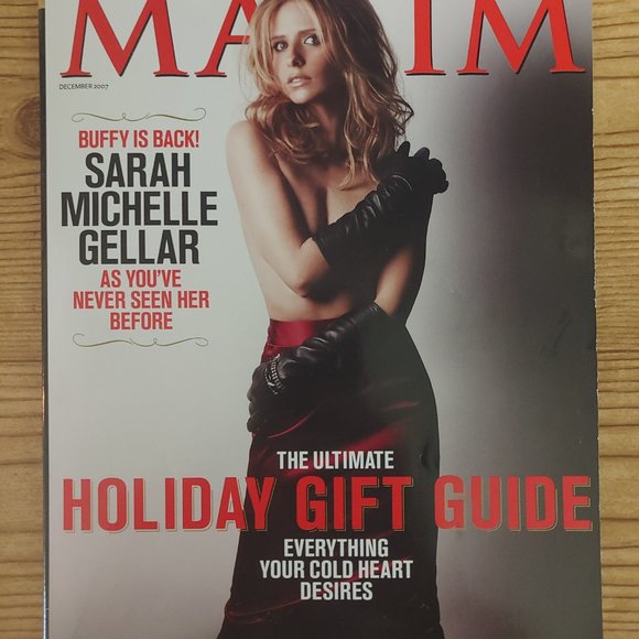 Sarah Michelle Gellar MAXIM Dual Cover magazine - Picture 2 of 8